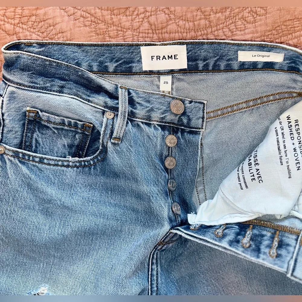 Frame Le Original Jeans, Sunkissed Size 25 - Picture 5 of 11